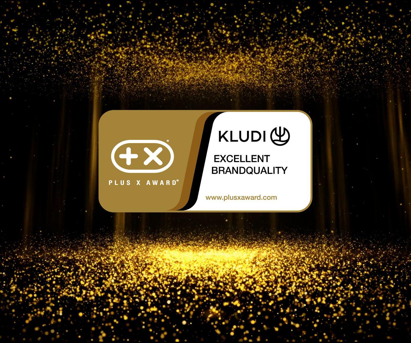 KLUDI斩获PLUS X AWARD"卓越品牌品质"殊荣