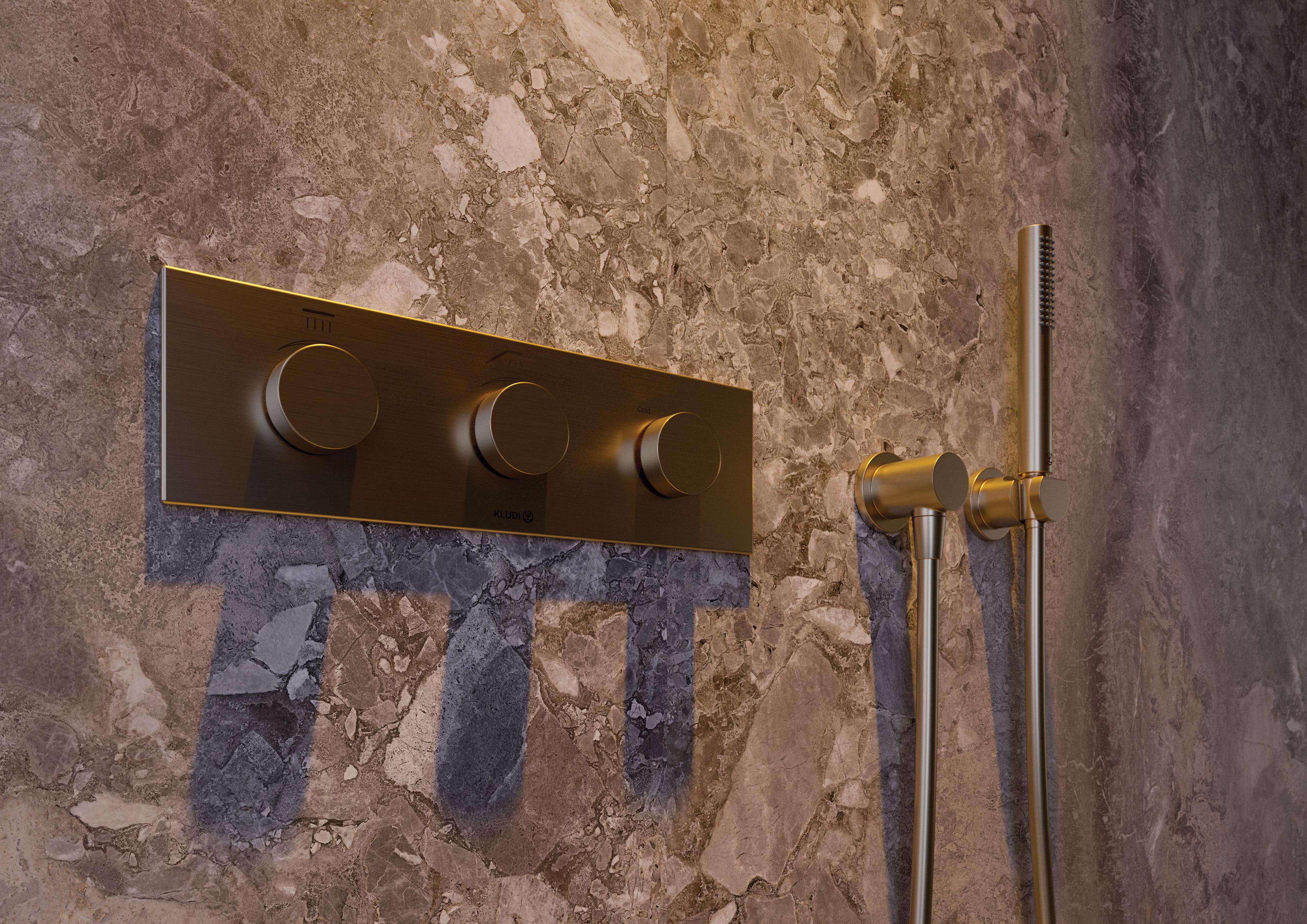 Das neue Unterputz-Duschsystem KLUDI-PUSHTRONIC bringt die Zukunft nicht nur gestalterisch, sondern auch technisch ins Bad. Klar, prägnant und mühelos einfach zu bedienen.